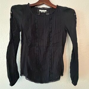 Isabel Marant Black Lace Blouse